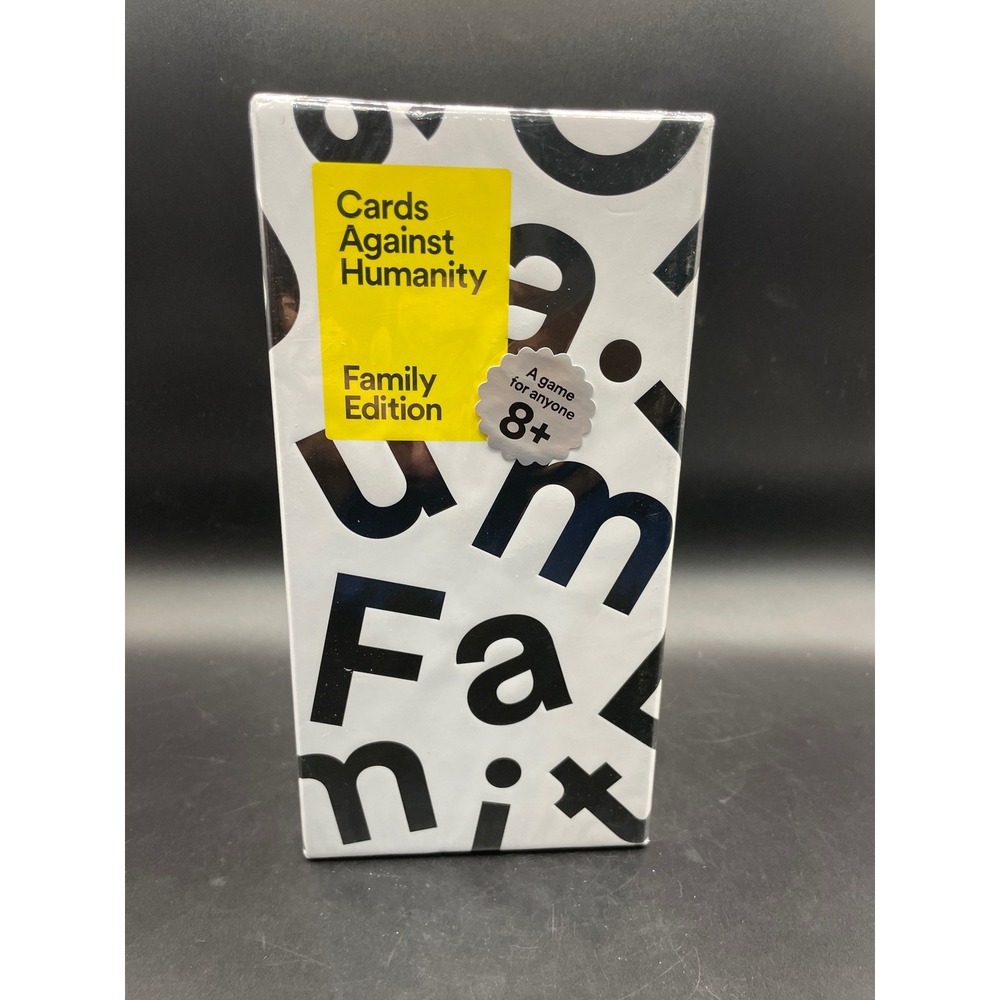 Cards Against Humanity Family Edition Party Game 600 Cards New Sealed Age 8+